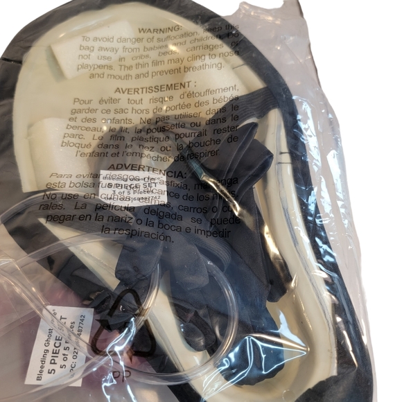 Ghost Face Bleeding Mask Vintage Scream Movie Inspired Chostume NWT - Picture 6 of 15